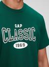 Erkek Lacivert Gap Classic 1969 Logo T-Shirt