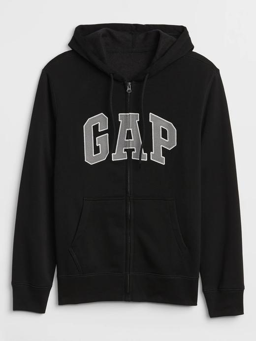 Erkek lacivert Gap Logo Kapüşonlu Sweatshirt