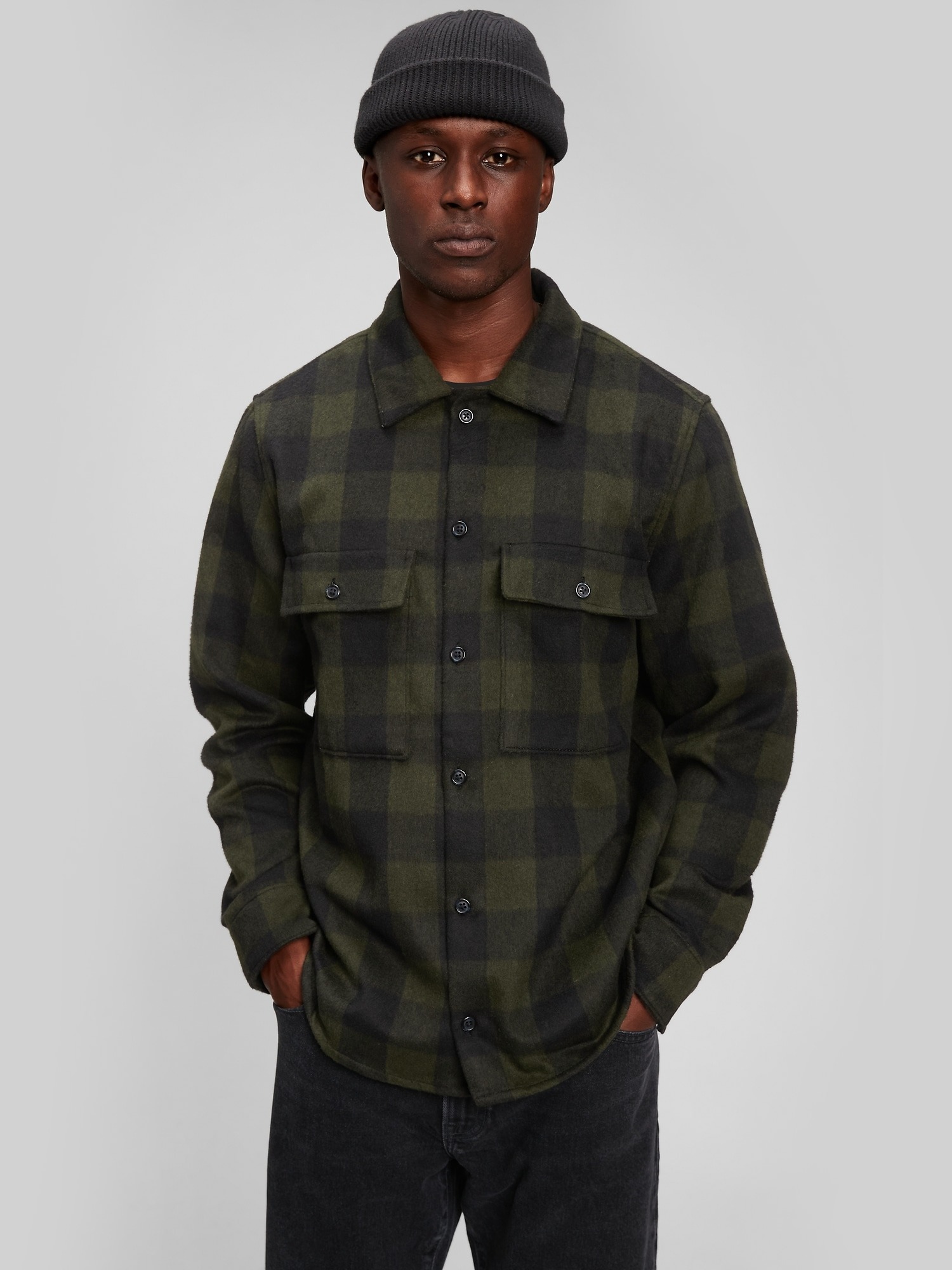 Gap Cozy Flannel Gömlek Ceket. 1