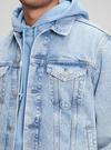 Erkek Mavi Icon Denim Washwell™ Ceket