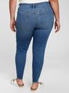 Kadın Mavi Mid Rise True Skinny Washwell™ Jean Pantolon
