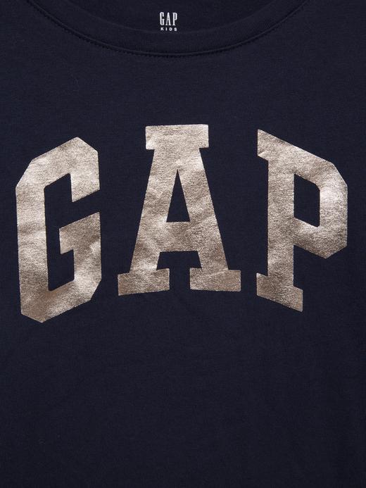 Kız Çocuk Lacivert Gap Logo Uzun Kollu T-Shirt