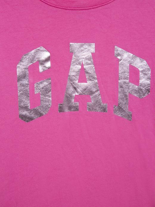 Kız Çocuk Pembe Gap Logo Uzun Kollu T-Shirt