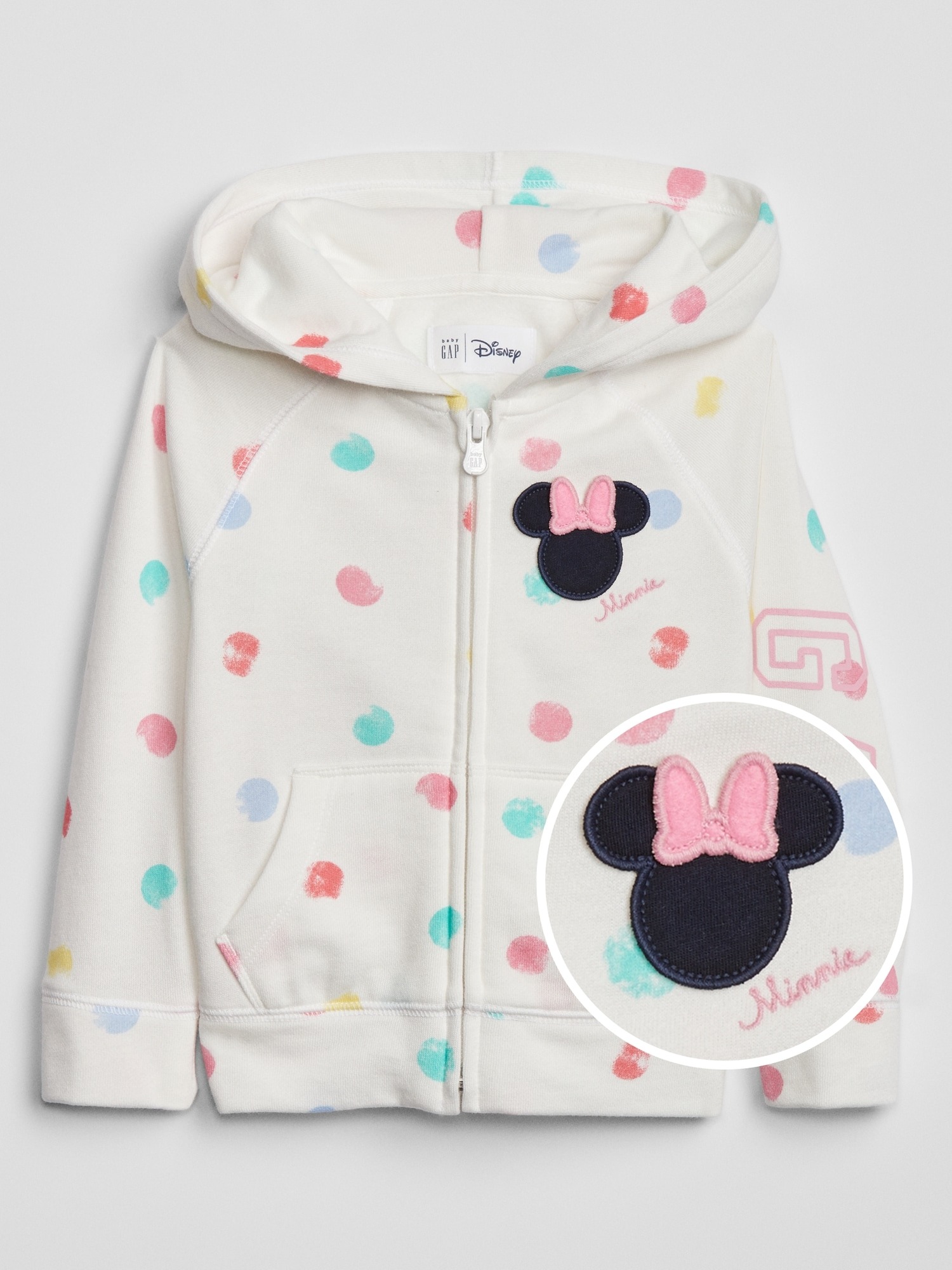 Gap Disney Minnie Mouse Kapüşonlu Sweatshirt. 1
