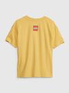 Erkek Bebek Sarı Lego Grafik Baskılı T-Shirt