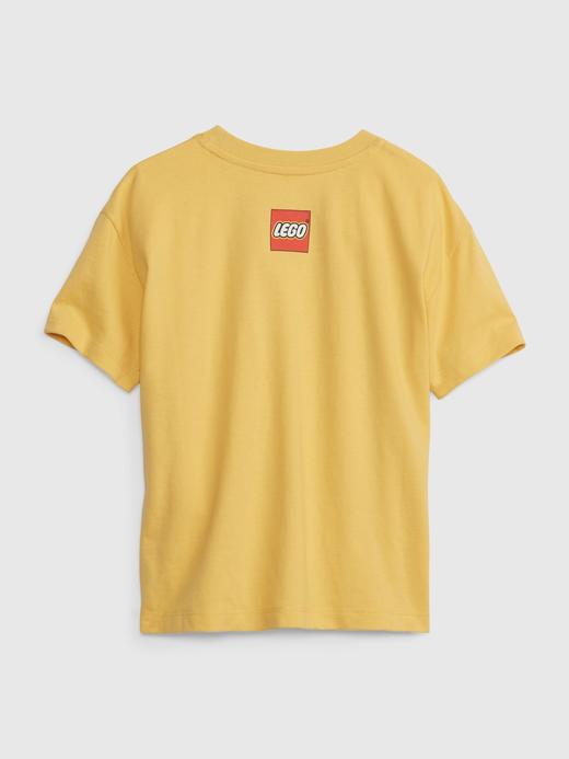 Erkek Bebek Sarı Lego Grafik Baskılı T-Shirt