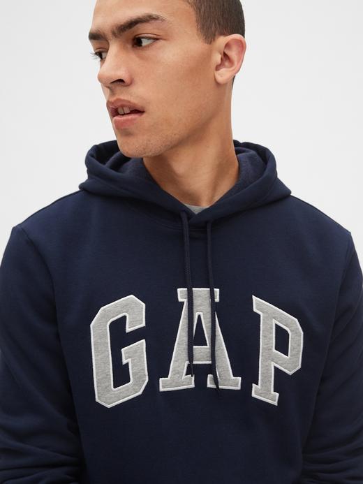 Erkek Yeşil Gap Logo Kapüşonlu Sweatshirt