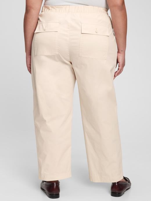 Kadın Siyah Off-Duty Washwell Khaki Pantolon