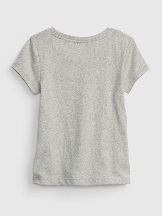Kız Bebek Lacivert 100% Organik Pamuk T-Shirt