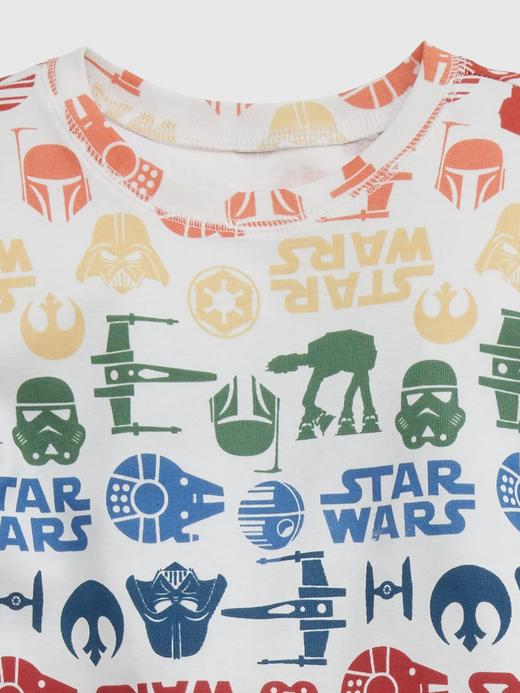 Erkek Çocuk Beyaz Star Wars™ 100% Organik Pamuk Pijama Seti