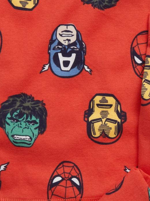 Erkek Çocuk Kırmızı Marvel %100  Organik Pamuk Pijama Seti