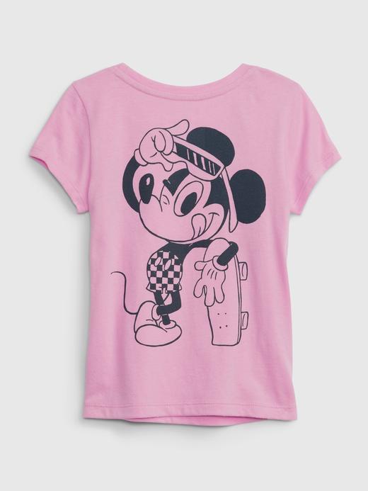 Kız Bebek Beyaz Disney 100% Organik Pamuk Grafik Baskılı T-Shirt