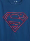 Erkek Çocuk Koyu Gri DC™  100% Organik Pamuk Grafik Baskılı T-Shirt
