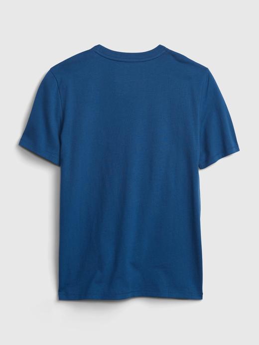 Erkek Çocuk Siyah DC™  100% Organik Pamuk Grafik Baskılı T-Shirt