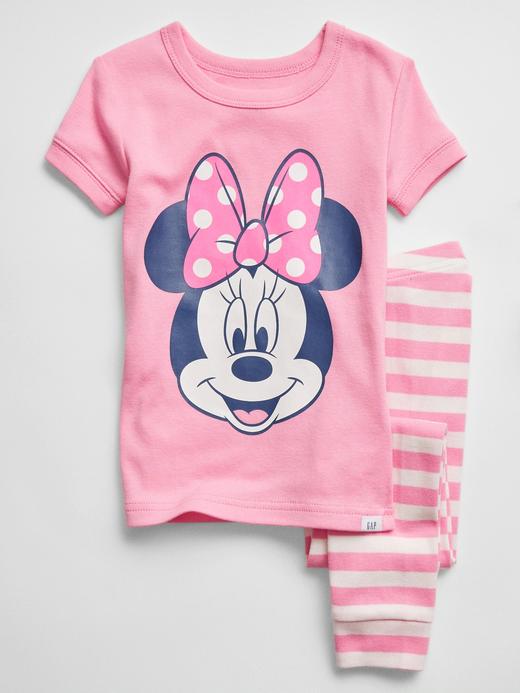 Kız Bebek Pembe Disney 100% Organik Pamuk Pijama Seti
