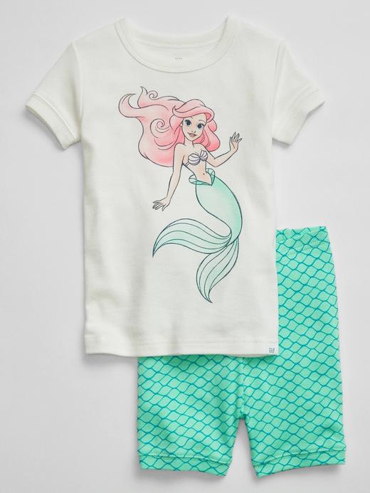 Kız Bebek Beyaz Disney 100% Organik Pamuk Pijama Seti