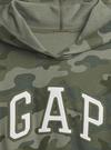 Kadın Yeşil Gap Logo Kapüşonlu Sweatshirt