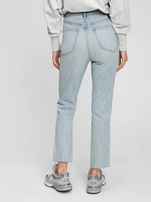 Kadın Mavi High Rise Vintage Slim Washwell™ Cigarette  Jean Pantolon