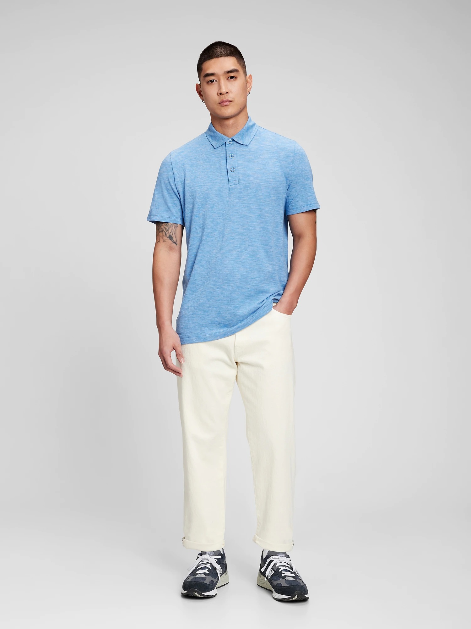 Gap Lived-In Polo T-Shirt. 1