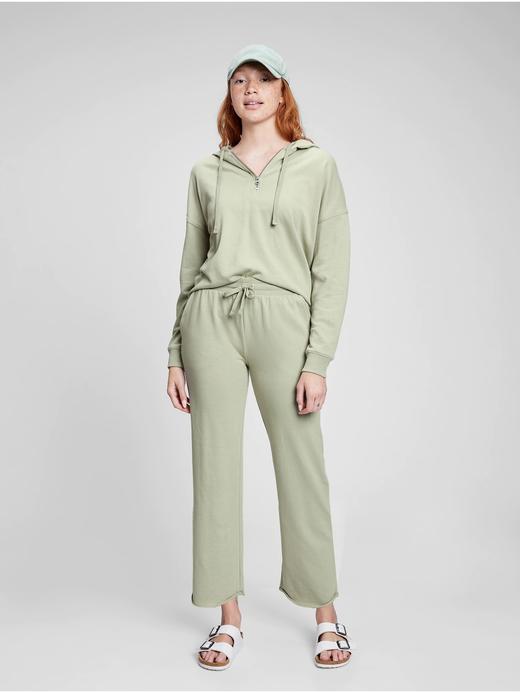 Kadın Yeşil Yarım Fermuarlı Sweatshirt