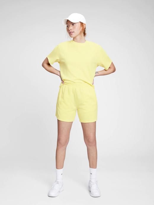 Kadın Sarı Kısa Kollu T-Shirt