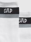 Erkek Siyah Gap Logo Crew Çorap