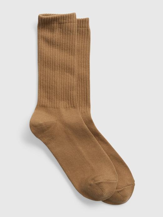 Erkek Kahverengi Organik Pamuk Çorap