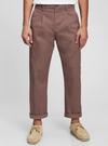 Erkek Kahverengi Relaxed Vintage Pleated Washwell™ Khaki Pantolon