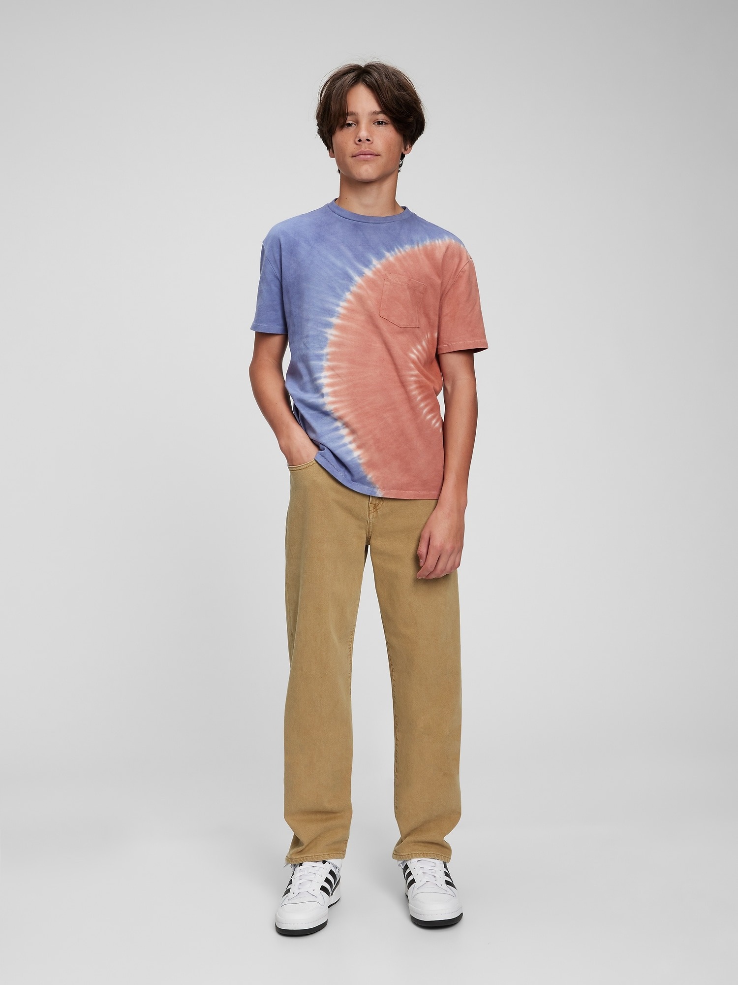 Gap Original Fit Washwell™ Khaki Pantolon. 1