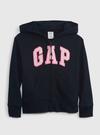 Kız Çocuk Lacivert Gap Logo Fermuarlı Sweatshirt