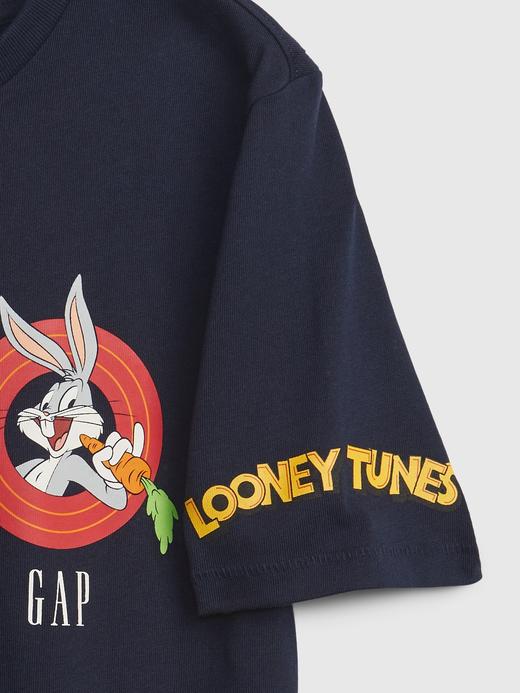 Erkek Çocuk Mavi WB™ Looney Tunes Grafik Baskılı T-Shirt