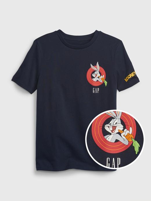Erkek Çocuk Lacivert WB™ Looney Tunes Grafik Baskılı T-Shirt