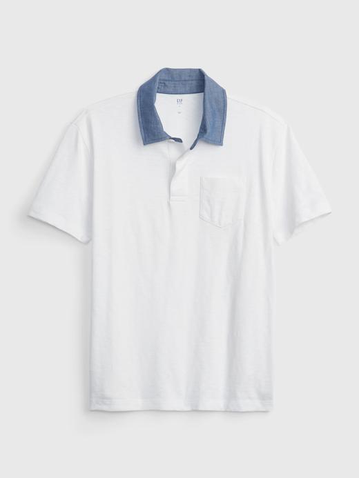 Erkek Çocuk Beyaz Polo T-Shirt