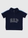 Erkek Bebek Lacivert Gap Logo Polo T-Shirt