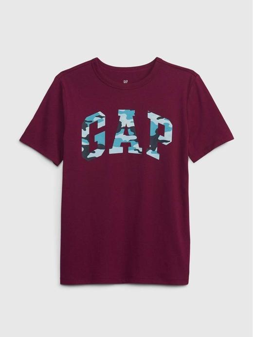 Erkek Çocuk Bordo Gap Logo T-Shirt