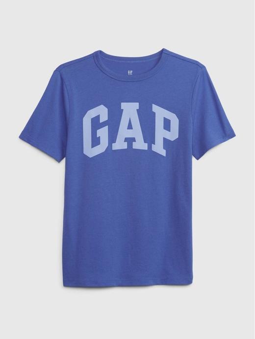 Erkek Çocuk Mavi Gap Logo T-Shirt