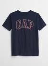 Erkek Çocuk Lacivert Gap Logo Kısa Kollu T-shirt