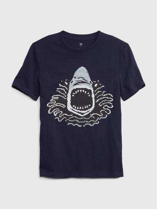 Erkek Çocuk Lacivert Flippy İşleme Detaylı T-Shirt