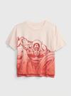 Erkek Bebek Pembe Marvel Grafik Baskılı T-Shirt