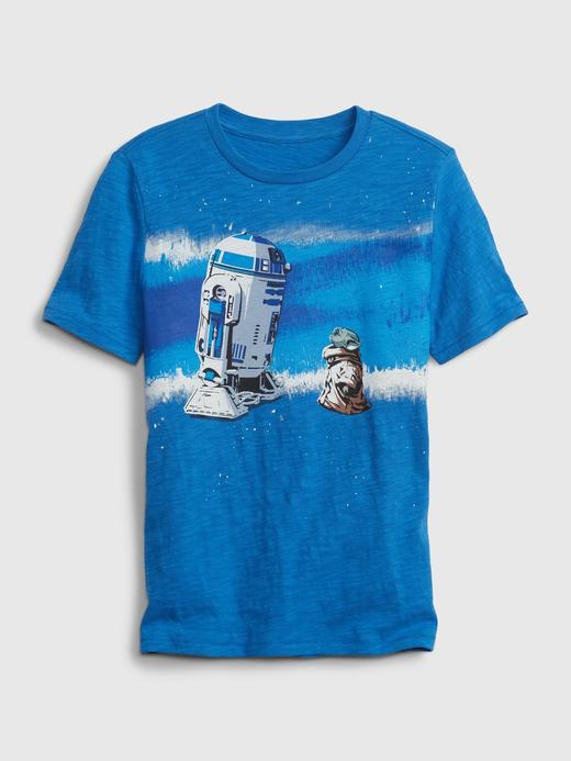 Erkek Çocuk Mavi Star Wars™ %100 Organik Pamuk T-Shirt