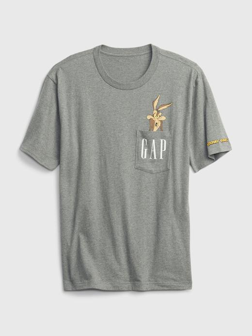 Erkek Gri Gap x WB™ Looney Tunes Grafik Baskılı T-Shirt