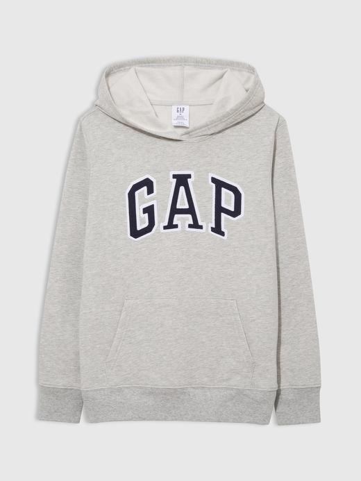 Kadın Gri Gap Logo Kapüşonlu Sweatshirt