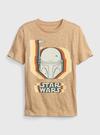 Erkek Çocuk Açık Kahverengi Star Wars™ %100 Organik Pamuk T-Shirt
