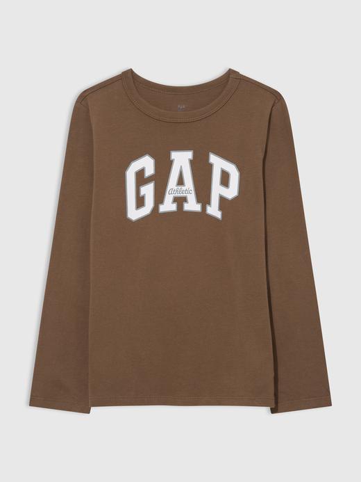 Erkek Çocuk Kahverengi Gap Logo T-Shirt