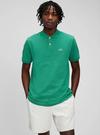 Erkek Yeşil Gap Logo All Day Polo T-Shirt