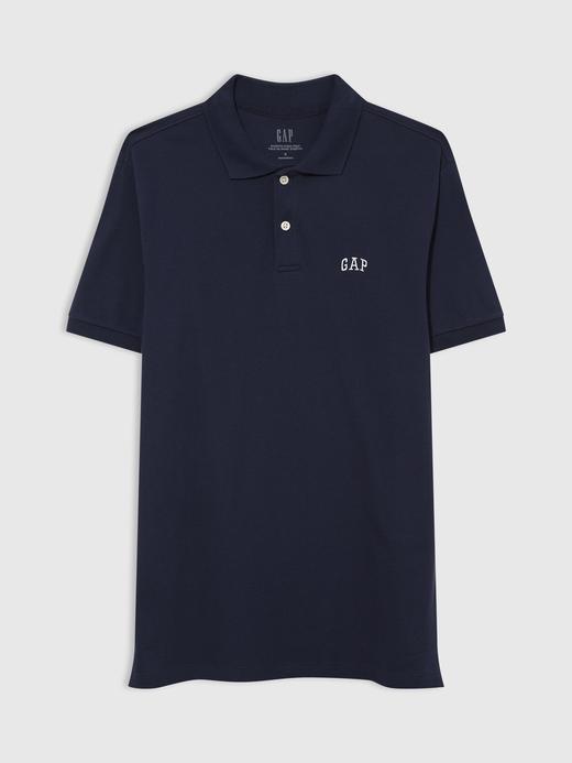 Erkek Lacivert Gap Logo All Day Polo T-Shirt