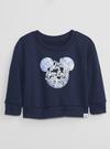 Erkek Bebek Lacivert Disney Grafik Baskılı Sweatshirt