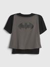 Erkek Bebek Siyah DC™ Grafik Baskılı T-Shirt