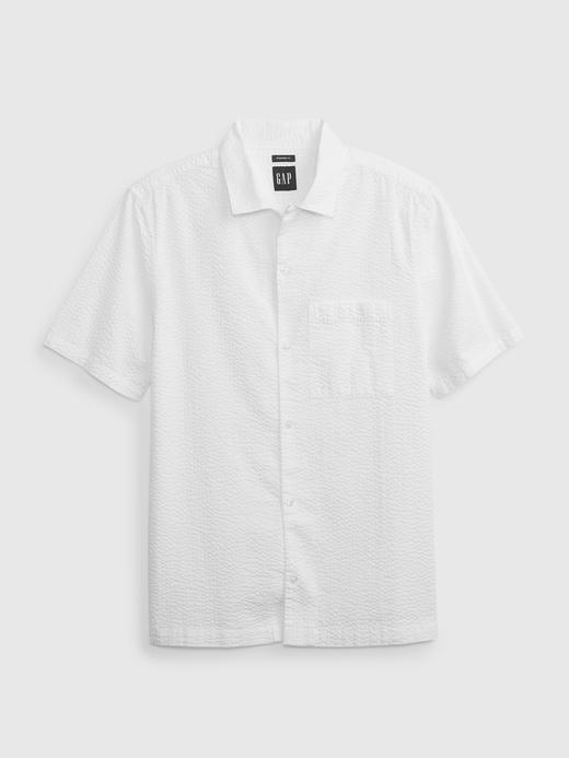 Erkek Beyaz Kısa Kollu Gömlek