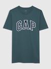 Erkek Koyu Yeşil Gap Logo Kısa Kollu T-Shirt